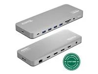 Plugable USB-C Docking Station, Dual Monitor 4K 60Hz , 2x HDMI or 2x DisplayPort