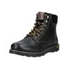 Schnürstiefelette CAMEL ACTIVE "camel active Stiefelette Leder", Herren, Gr. 45, schwarz, Leder, casual, Schuhe