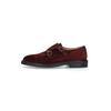 Schnürschuh HENRY STEVENS "Winston CDM", Herren, Gr. 44, rot (bordeaux), Leder, elegant, Schuhe, Herren Halbschuh Businesschuh handgefertigt, Lederschuh