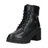 Schnürstiefelette TOM TAILOR "Tom Tailor Stiefelette Lederimitat/Textil", Damen, Gr. 41, schwarz, Lederimitat, Textil, casual, Schuhe