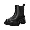 Stiefelette MUSTANG SHOES "Mustang Shoes Stiefelette Lederimitat/Textil", Damen, Gr. 38, schwarz, Lederimitat, Textil, casual, Schuhe