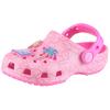 Clog CROCS "Mattel Pink Barbie Cls Clog K", Kinder, Gr. 23, rosa (rosa multi), Croslite, casual, Schuhe, Barbie Clog, Hausschuh mit Herzchen