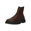 Stiefelette CLARKS "Badbury Easy", Herren, Gr. 46, braun, Leder, Kunstfaser, casual, Schuhe, mit Neoprenpolsterung