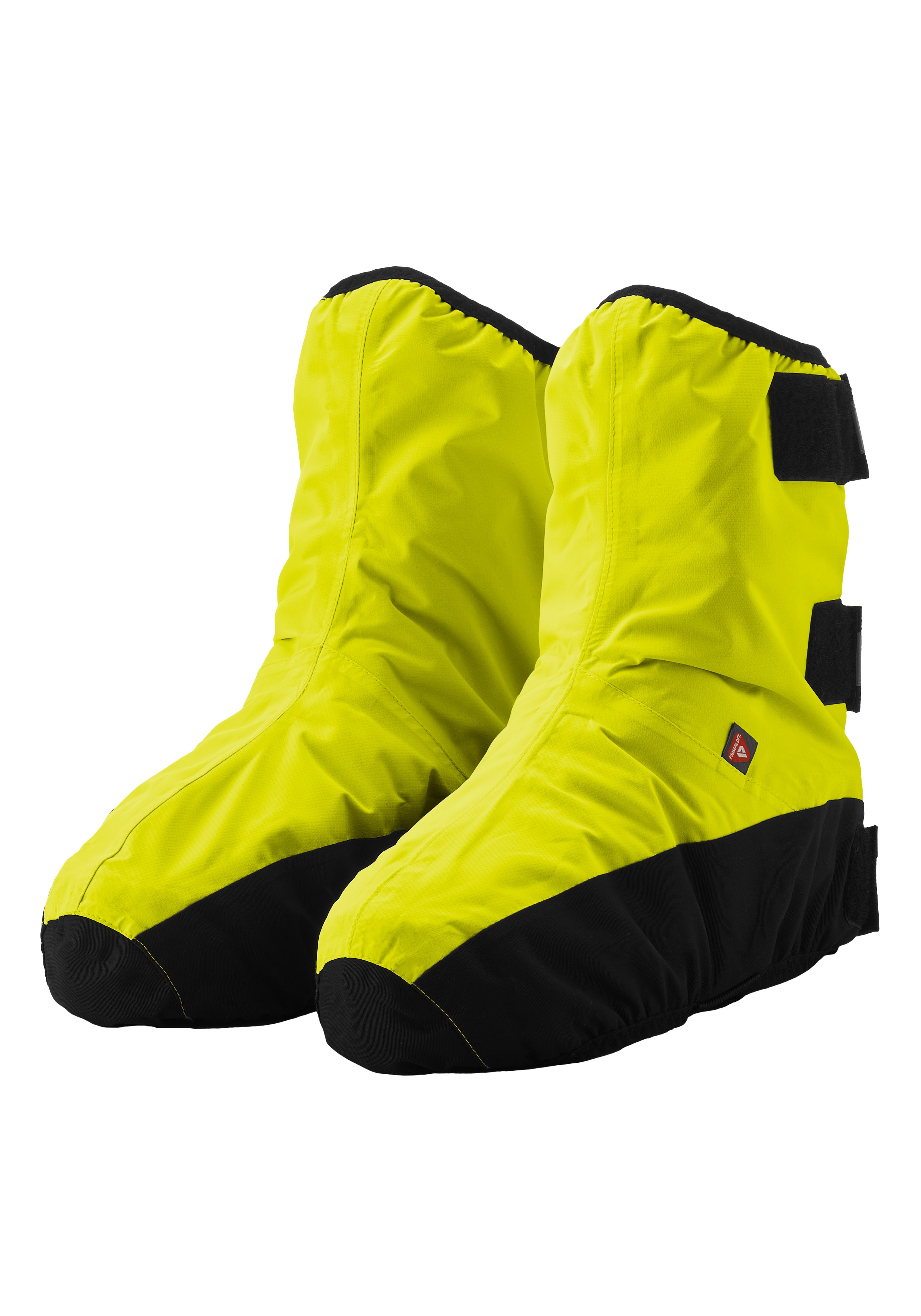 Fahrradschuh GONSO "Save Shoecover Therm", Herren, Gr. XL, gelb (neongelb), 100% Polyester, Schuhe, wasserdichter Überschuh, Schuhüberzieher, Easy Entry System