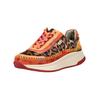 Sneaker LAURA VITA "LAURA VITA Sneaker Leder/Textil", Damen, Gr. 37, orange, Leder, Textil, casual, Schuhe
