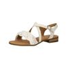 Riemchensandale GABOR "Gabor Sandalen Glattleder", Damen, Gr. 38, rosa (beige, rosa), Glattleder, casual, Schuhe