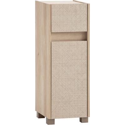 Unterschrank SCHILDMEYER "Sander, Breite 30,2 cm", weiß eiche, canasta, B:30,2cm H:84,8cm T:33cm, FSC-zertifizierter Holzwerkstoff, Schränke, Made in Germany Image
