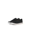 Sneaker JACK & JONES "JFWTRENT", Herren, Gr. 46, grau (anthrazit), Lederimitat, casual, Schuhe, mit Schnürung