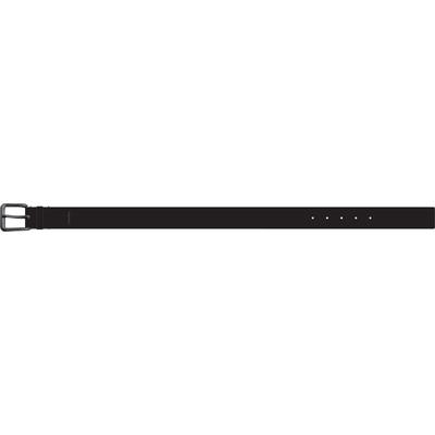 Ledergürtel CALVIN KLEIN "CASUAL PIN BUCKLE 35MM", Damen, Gr. 120, schwarz, matte gunmetal, Rindsleder, unifarben, casual, Gürtel, Größenverstellbar Image