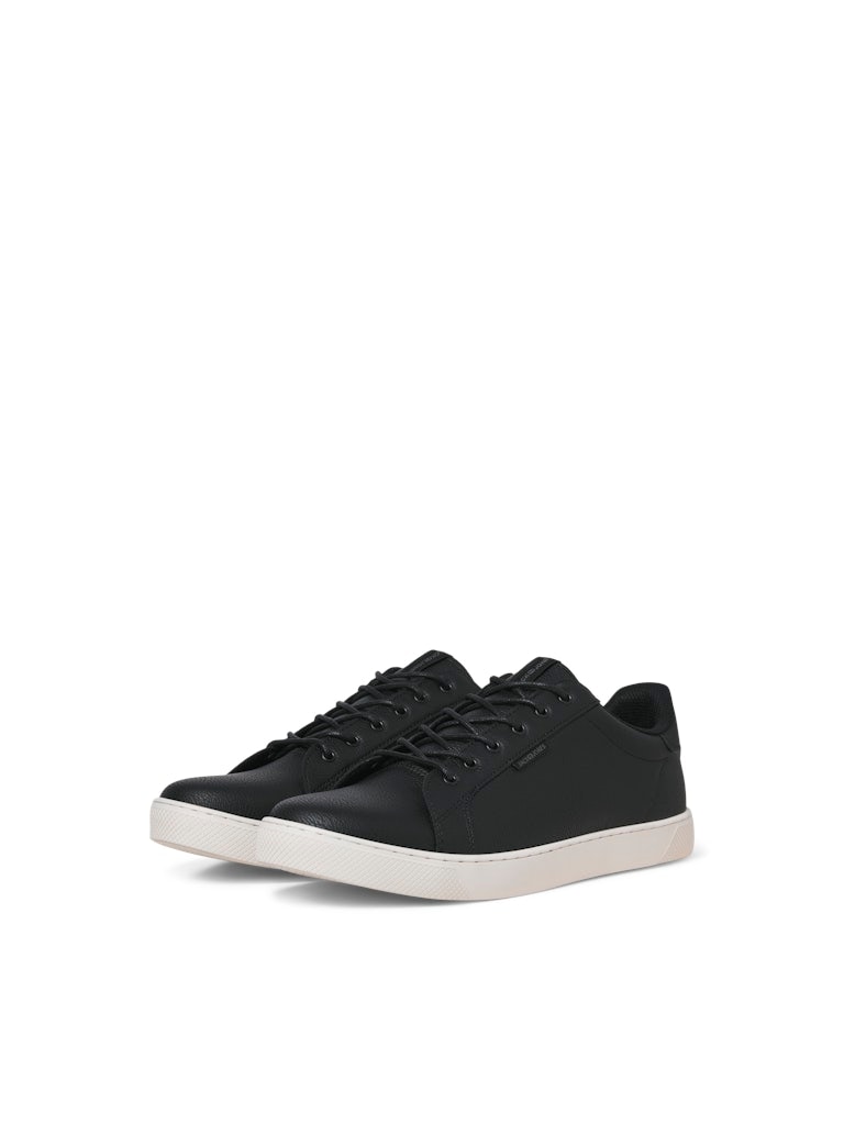 Sneaker JACK & JONES "JFWTRENT", Herren, Gr. 42, anthrazit, Lederimitat, Schuhe Sneaker, mit Schnürung