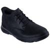 Schnürboots SKECHERS "ARCH FIT GARZA", Herren, Gr. 44, schwarz, Leder, unifarben, casual, Schuhe, Freizeitschuh, Trekkingschuh mit Slip-ins