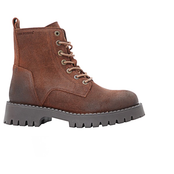 Ten Points - Women's Penny Lace Suede Boots - Freizeitstiefel 40 | EU 40 braun