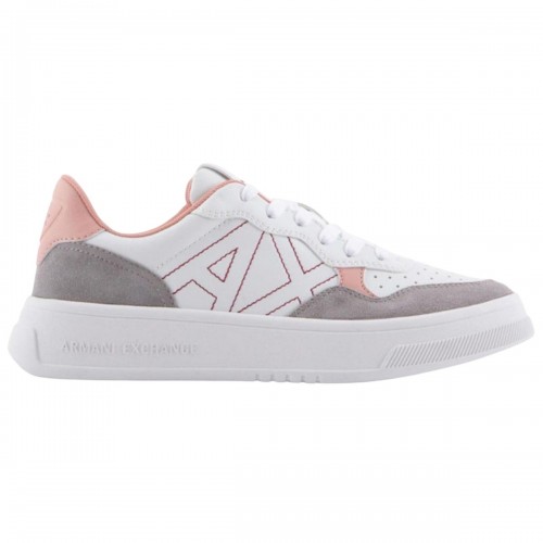 Armani Exchange - Sneaker für Damen, Leder (Weiß/Pink) Image