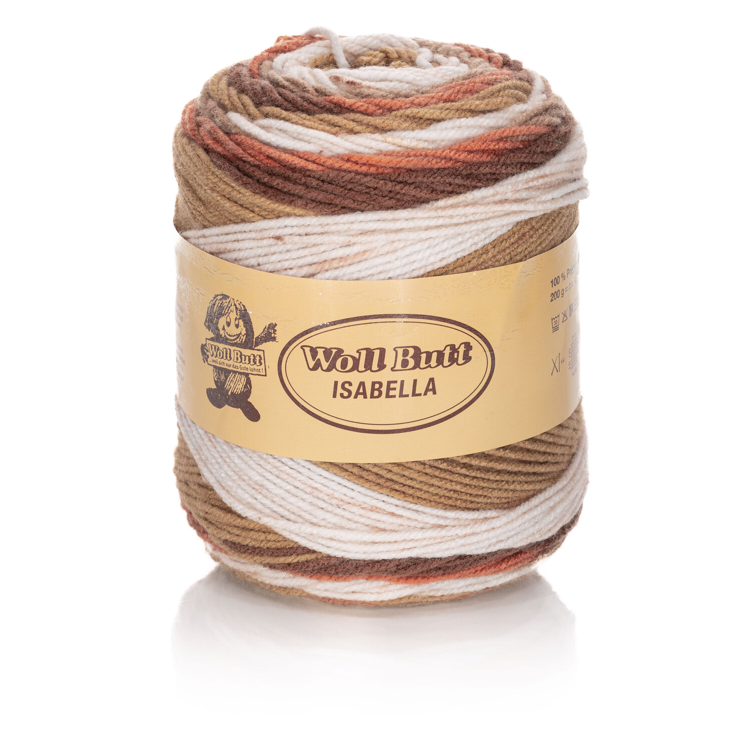Woll Butt Isabella Garn-Set, braun color