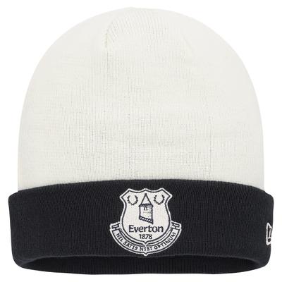 Everton New Era Cuff Beanie – Cremeweiß – Unisex Image