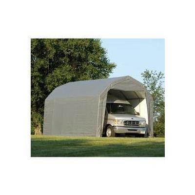 ShelterLogic 12 ft. x 28 ft. x 9 ft. Grey Cover Barn Shelter 97253.0