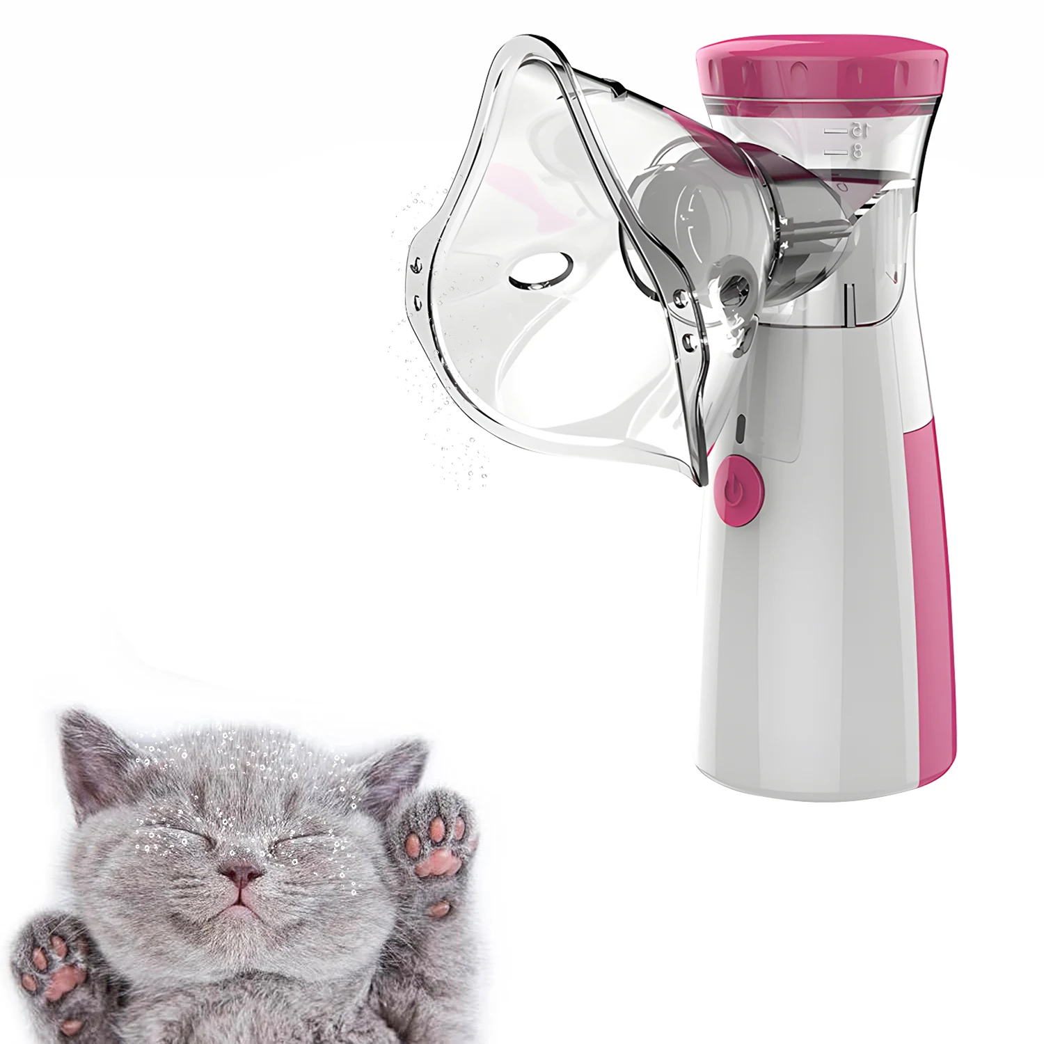 Vet-Recommended Pet Nebulizer for Dogs & Cats - Electronic Animal Nebulizer for Respiratory Treatment at Home