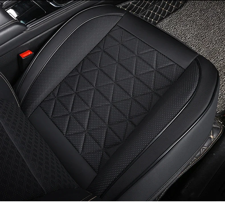 Housse de siège avant de voiture en cuir PU, coussin de siège de voiture, protection universelle de siège Automobiles, tapis de chaise de voiture, accessoires automobiles