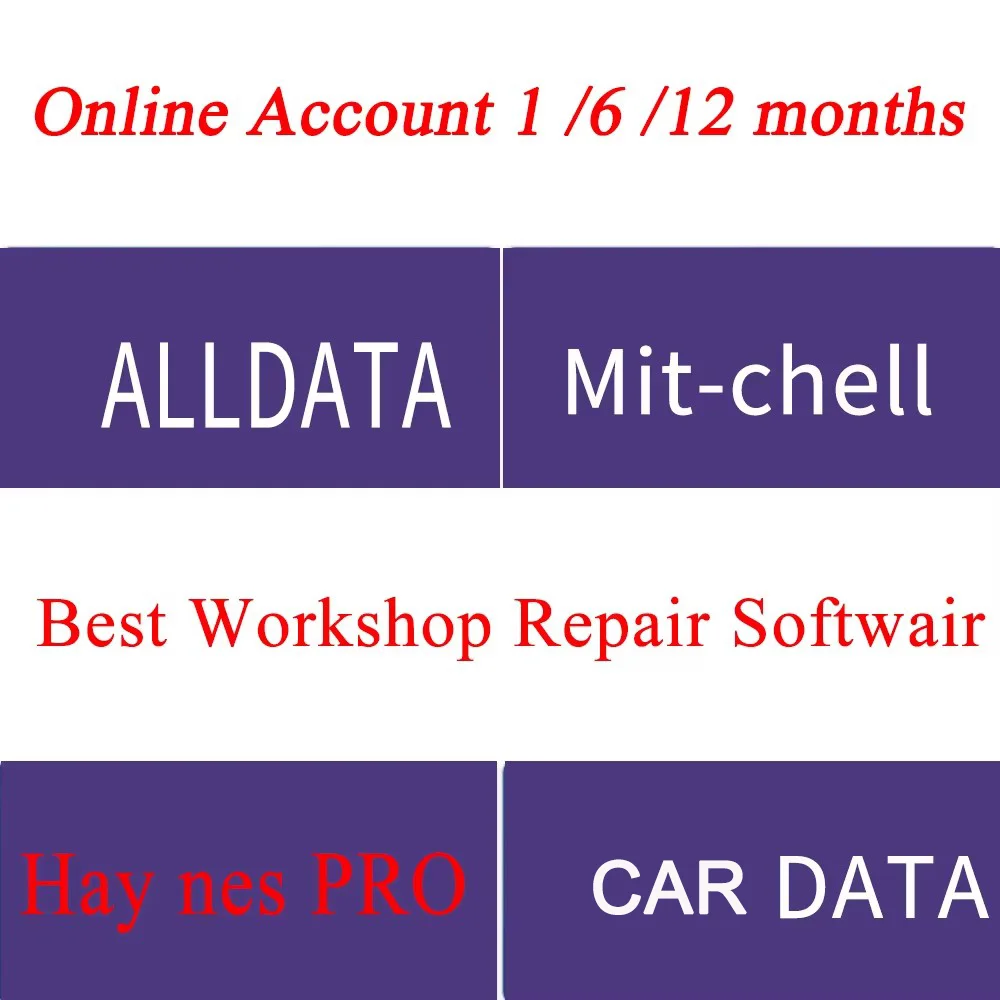 2026 Online Account For Car Data / Alldata / Hay nes Pro Workshop Repair Software Diagram 99% Car Maintaince Full Database