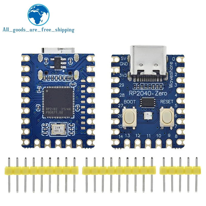 RP2040-Zero RP2040 For Raspberry Pi Microcontroller PICO Board Module Dual-core Cortex M0+ Processor 2MB Flash