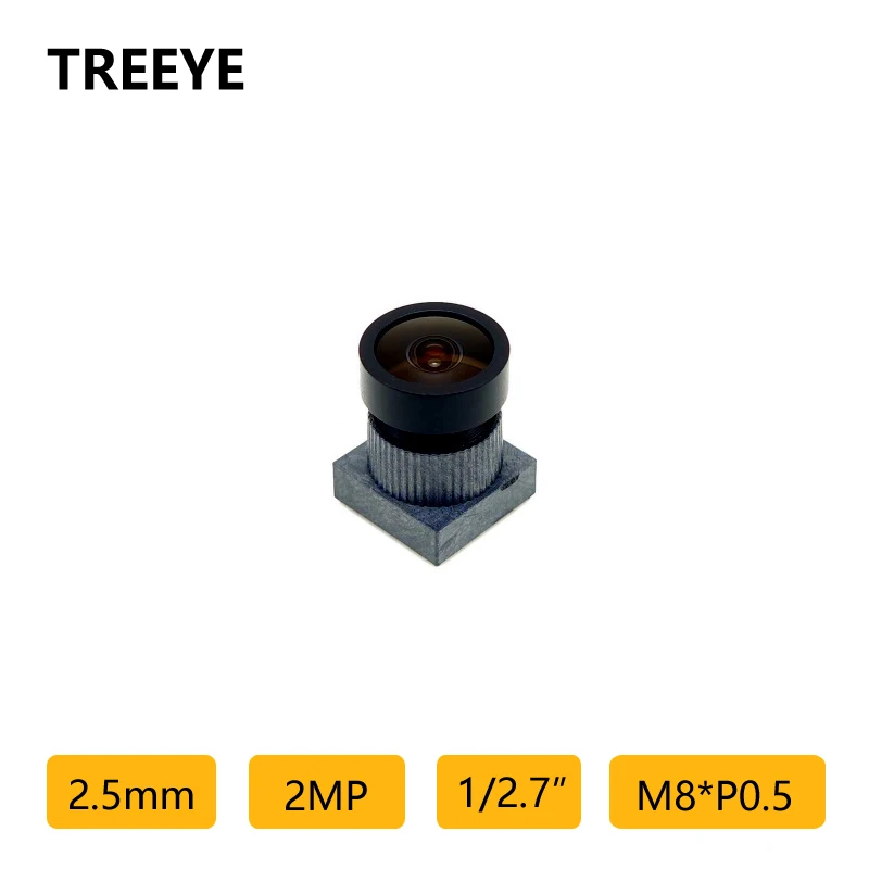 HD 2.0Megapixel 2.5mm Lens 1/2.7" M8 with 650nm IR Filter QR Barcode Scanning Scanner Lens Door Lock Lens CCTV Lens etc