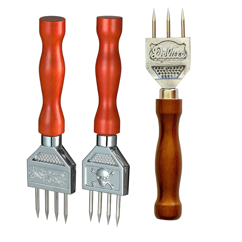 Ice Pick - Sturdy Ice Chipper, 304 Stainless Steel Three/Four Pronged Ice Crusher for Cocktail Bartender