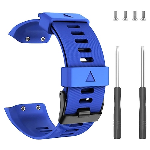 Uhrenarmband für Garmin Forerunner 35/30 Silikon Ersatz Gurt mit Entfernungswerkzeug Damen Herren Sportarmband Moderne Schnalle Armband Image