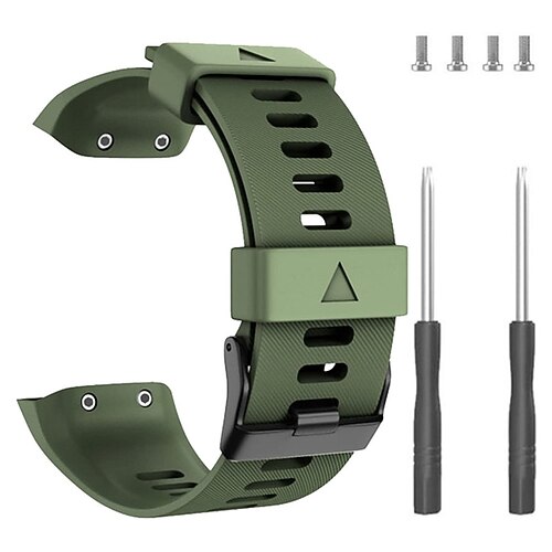 Uhrenarmband für Garmin Forerunner 35/30 Silikon Ersatz Gurt mit Entfernungswerkzeug Damen Herren Sportarmband Moderne Schnalle Armband Image