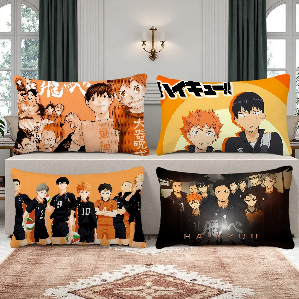 Manga Cool Comic Anime H-Haikyu Kissenbezug Rechteckiger Kissenbezug Home Sofa Wohnzimmer Büro Coffee Shop Kissenbezug Image