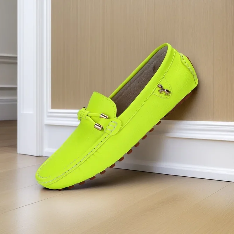 MAEDEF Herren-Loafer-Schuhe, formelle Kleidung, Business-Freizeitschuhe für Herren, Hochzeit, Party, Büro, Schuhe, weiche PU-Leder-Loafer für Herren Image