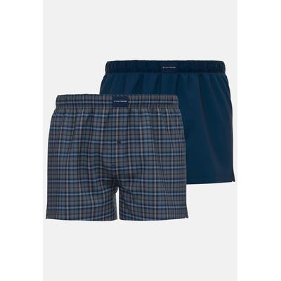 Boxershorts TOM TAILOR "Milos", Herren, Gr. 7 (XL), braun, mittel, karo, Obermaterial: 100% Baumwolle, Unterhosen Image