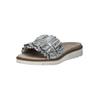 Pantolette ARA "Ara Sandalen Leder", Damen, Gr. 39, silber, Leder, casual, Schuhe