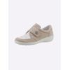 Klettschuh CLASSIC BASICS, Damen, Gr. 39, Weite H, beige, Nubukleder, Schuhe Klettschuh Slipper