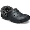 Hausschuh CROCS "Classic Fleece Lined Clog", Herren, Gr. 46, schwarz, Croslite, casual, Schuhe, Clog, Pantoffel mit Warmfutter
