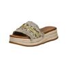 Pantolette BLOWFISH "Blowfish Pantoletten Lederimitat", Damen, Gr. 39, gold, Lederimitat, casual, Schuhe