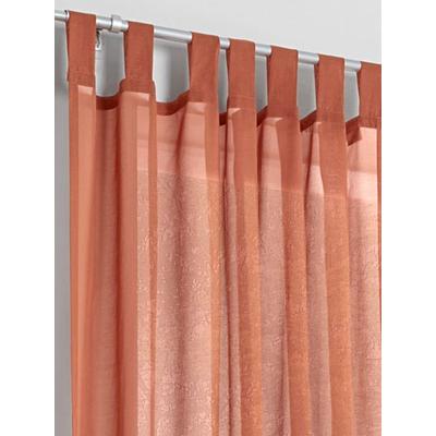 Gardine HEINE HOME Gr. 5, orange (terracotta), B:140cm H:265cm, Polyester, Gardinen Image