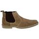 Roamers G0321Tps Mens Suede Fashion Chelsea Dealer Shoes Boots UK Size 8 Taupe