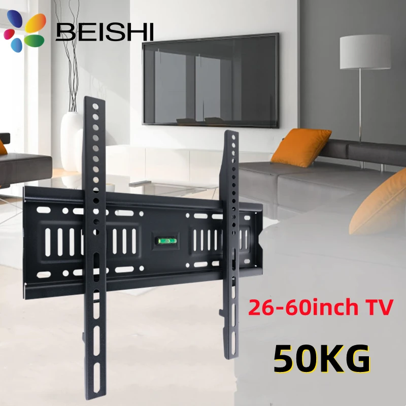 BESHI Rack LED LCD TV Support mural inclinable réglable renforcer le Support TV pour 26 