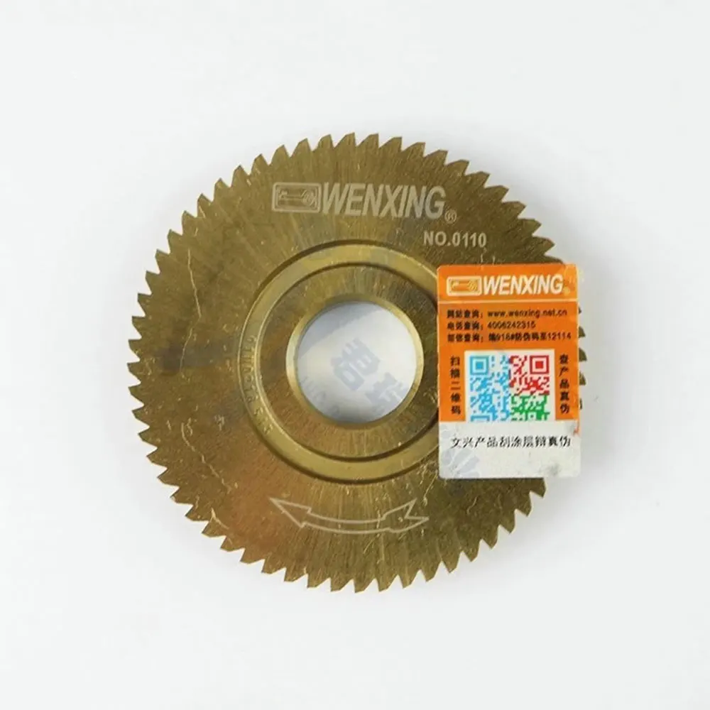 0110 milling cutter 60x6x16 for WENXING 218D,218E,288B,288C,218F,288F Key Cutting machine