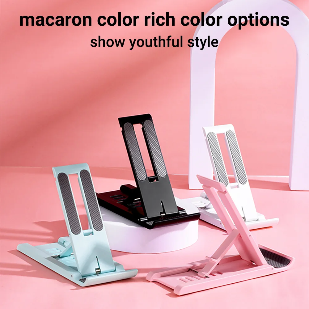 Foldable Desktop Phone Holder Portable Mini Moblie Phone Stand For iPhone Samsung Xiaomi Mobile Phone Support Telephone Holder