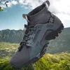 Atmungsaktive Outdoor-Wanderschuhe für Herren, rutschfeste Gummisohlen, große Sport-Outdoor-Schuhe, bequem und atmungsaktiv, Größen 41–48