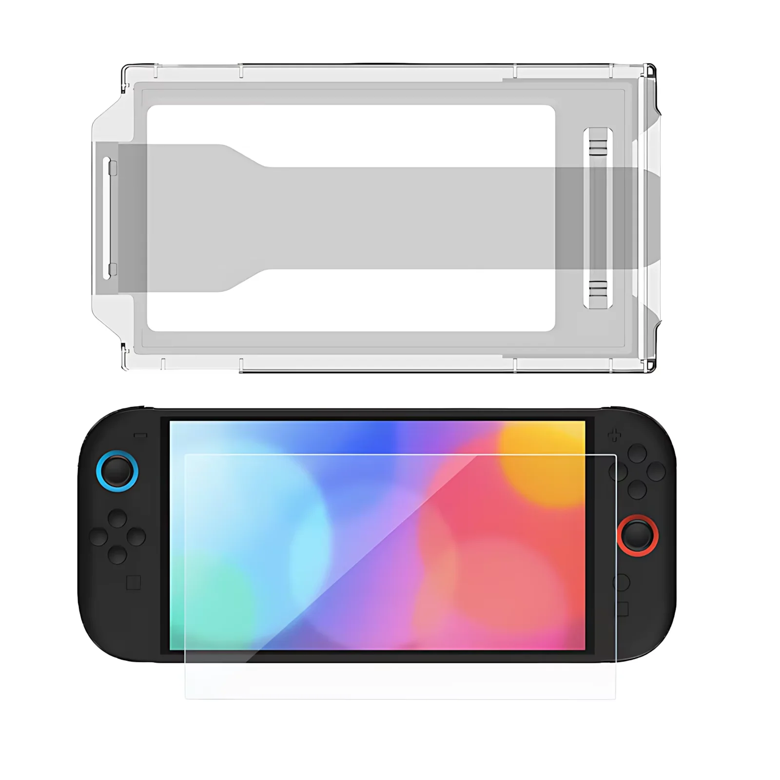 PG-SW2117 7,9-Zoll HD Clear Tempered Screen Protector Kit für Switch 2-Spielekonsole – inklusive Installationswerkzeugen Image