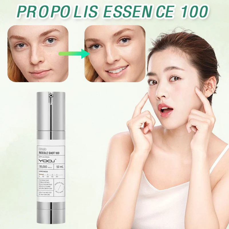 REEDLE SHOT 100-Schwamm-Microneedle-Essenz, Aloe Vera Centella Asiatica, Propolis-Essenz, feuchtigkeitsspendende, aufhellende Essenz mit feiner Linie Image