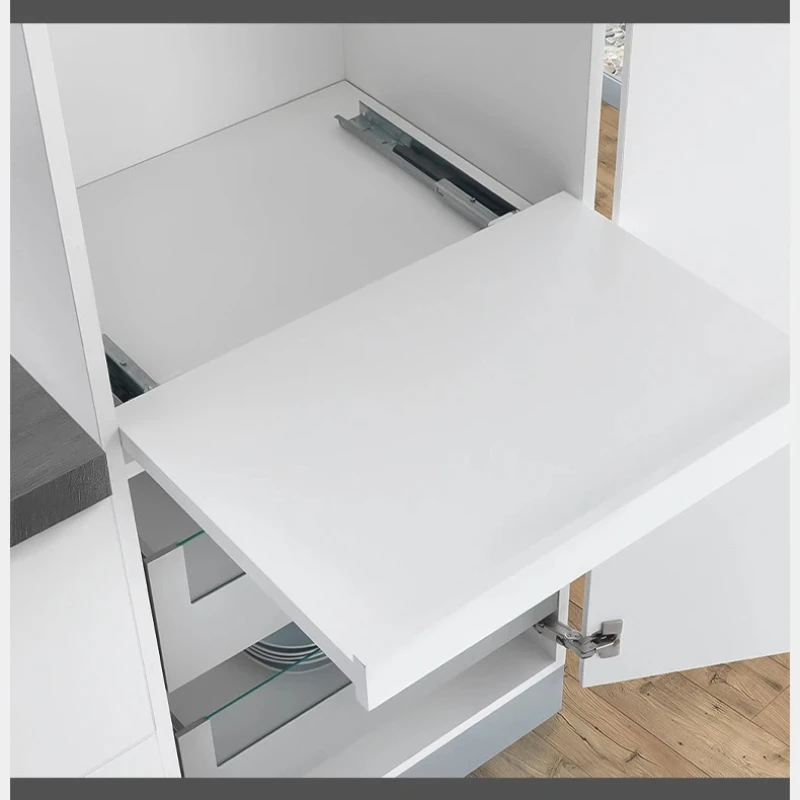 3-teilige, am Boden montierte Gleitschiene, dämpfende Pufferschiene, Schrank, Schmuckschrank, Vitrine, Möbel, versteckte, geräuschlose Schiene