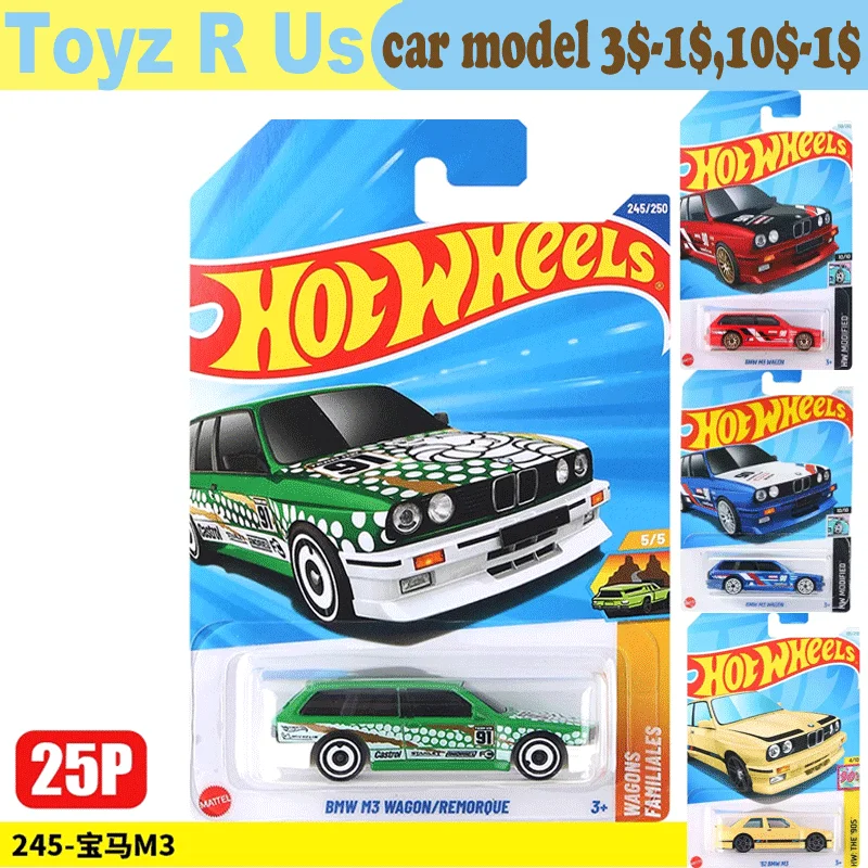 Original Hot Wheels Auto BMW M3 Wagon Remorque Spielzeug Jungen 1/64 Diecast Voiture Legierung Modell Sammlung Juguetes Geburtstag Geschenk 2025P Image