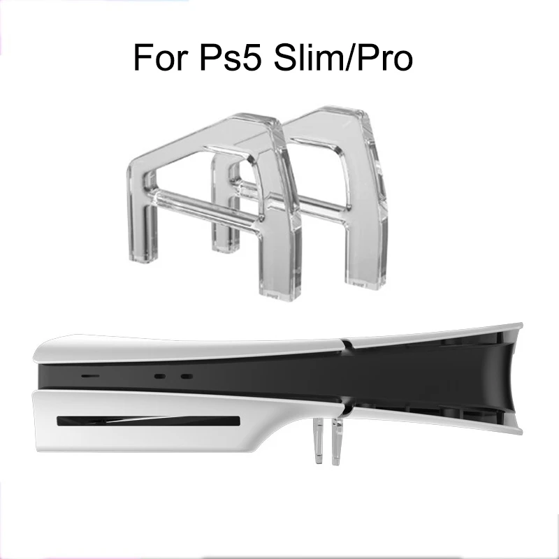 Bracket Horizontal Stand for PS5 Slim/Pro Digital Or Disc Edition Anti-slip Stand for Playstation 5 Slim/Pro Accessories
