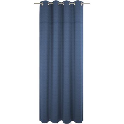 Vorhang WIRTH "Wiessee", blau, B:150cm H:305cm, Baumwolle, Leinen, Modal, Gardinen, nach Maß Image