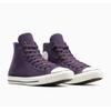 Sneaker CONVERSE "CHUCK TAYLOR ALL STAR", Gr. 40, raisin, egret, schwarz, Leder, sportlich, Schuhe