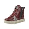 Sneaker MUSTANG SHOES "Mustang Shoes Sneaker Lederimitat", Damen, Gr. 41, rot (dunkelrot), Lederimitat, casual, Schuhe