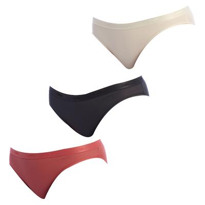 3er-Pack Les Pockets D4H00 Slips aus Stretchstoff für Damen Image